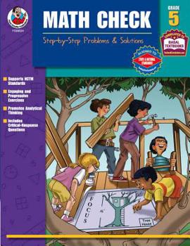 Paperback Math Check, Grade 5 Book