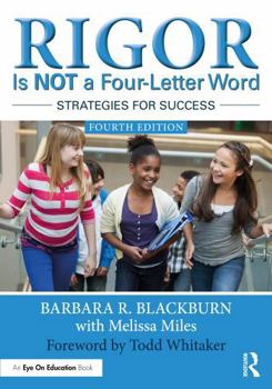 Paperback Rigor Is Not a Four-Letter Word: Strategies for Success Book