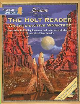 Paperback The Holt Reader, Mississippi Editon: Second Course: An Interactive Worktext Book