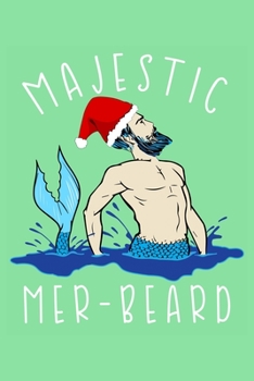Paperback Majestic Merbeard: College Ruled Notebook Book