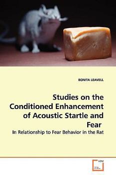 Paperback Studies on the Conditioned Enhancement of Acoustic Startle and Fear Book