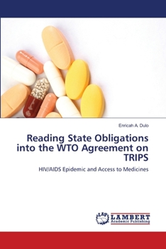 Paperback Reading State Obligations into the WTO Agreement on TRIPS Book