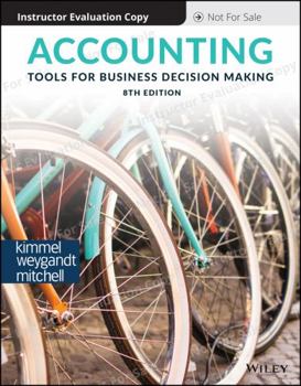 Paperback Accounting, Evaluation Copy: Tools for Business Decision Making Book