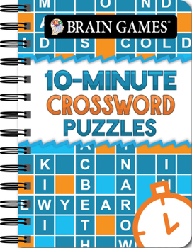 Spiral-bound Brain Games - To Go - 10 Minute Crosswords Book