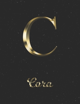 Cora: 1 Year Daily Planner (12 Months) | Yellow Gold Effect Letter C Initial First Name | 2020 - 2021 | 365 Pages for Planning | January 20 - December ... | Plan Each Day, Set Goals & Get Stuff Done