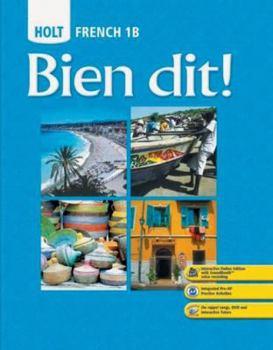Hardcover Bien Dit!: Student Edition Level 1b 2008 Book