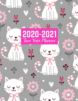 2020-2021 Two Year Planner: Simple Calendar Year Vision Planner (January 2020 - December 2021) - Monthly and Weekly Schedule Organizer and Journal | Art Cover 00023188