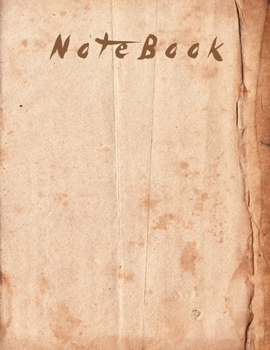 Old Vintage Book Cover - Notebook Gift: Notebook Lined / Journal Gift, 100 Pages, Large (8.5 x 11 inches) Soft Cover, Matte Finish