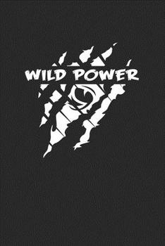 Paperback Wild power: 6x9 - dotgrid - dot grid paper - notebook - notes Book