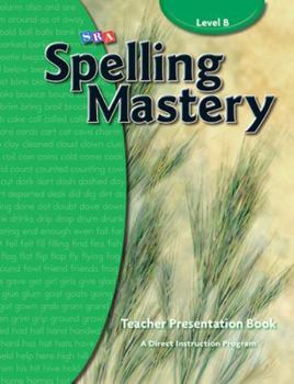Spiral-bound Spelling Mastery Level B, Teacher Materials Book