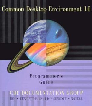 Paperback Common Desktop Environment 1.0 Programmer's Guide Book