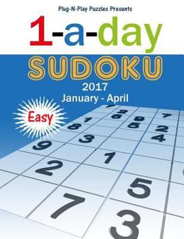 Paperback 1-a-day Sudoku January - April Easy Book