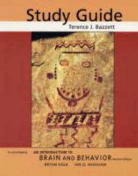 Paperback Introduction to Brain and Behavior Study Guide Book