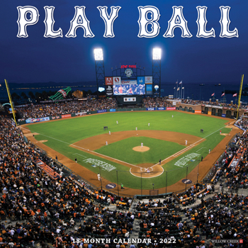 Calendar Play Ball 2022 Wall Calendar (Baseball Ballparks) Book