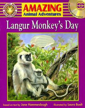 Paperback Langur Monkey's Day [With CD] Book