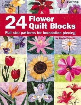 Paperback 24 Flower Quilt Blocks Book