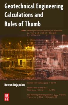 Paperback Geotechnical Engineering Calculations and Rules of Thumb Book