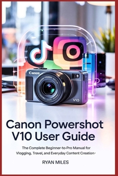 Paperback Canon PowerShot V10 User Guide Book