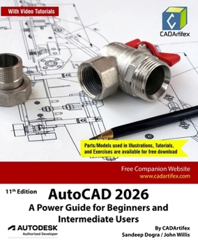 Paperback AutoCAD 2026: A Power Guide for Beginners and Intermediate Users Book