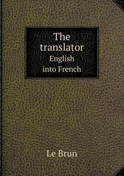 Paperback The translator English into French Book