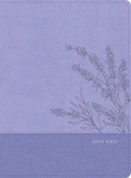 Imitation Leather CSB Super Giant Print Reference Bible, Optimal Type, Digital Study Edition, Lavender Leathertouch [Large Print] Book