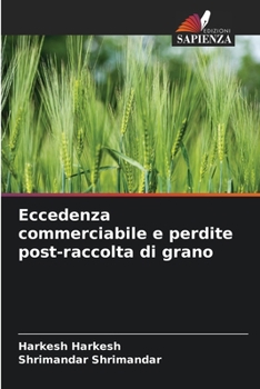 Paperback Eccedenza commerciabile e perdite post-raccolta di grano [Italian] Book