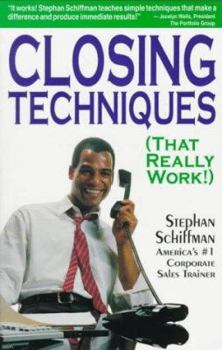 Paperback Closing Techniques (That Really Work!) Book