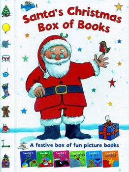 Hardcover Santa's Christmas Box of Books: A Festive Box of Fun Picture Books Book