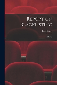 Paperback Report on Blacklisting: 1 Movies Book