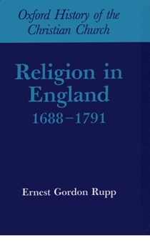 Hardcover Religion in England, 1688-1791 Book