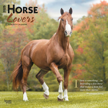 Calendar Horse Lovers 2025 12 X 24 Inch Monthly Square Wall Calendar Plastic-Free Book