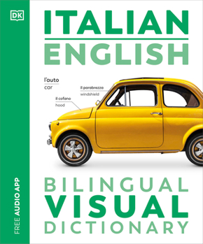 Paperback Italian English Bilingual Visual Dictionary Book