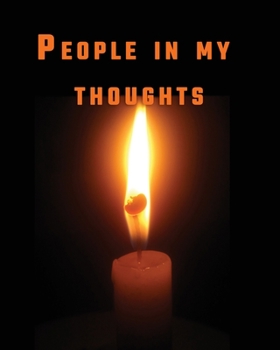 Paperback People In My Thoughts: Practice Gratitude and Mindfulness Paper Blank Notebook Journal - Inspirational Guide to More Prayer and Less Stress Book