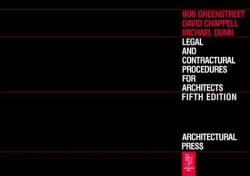 Paperback Legal and Contractual Procedures for Architects Book