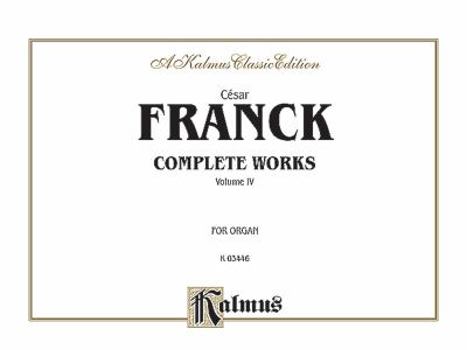 Plastic Comb Franck Organ Works, Vol. 4 Book