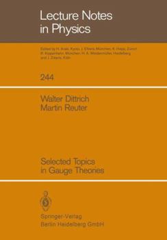 Paperback Selected Topics in Gauge Theories Book