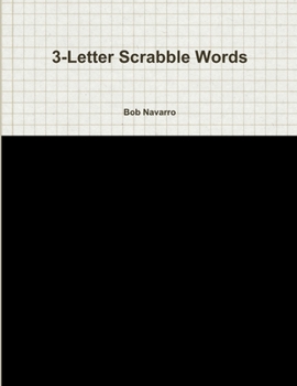 Paperback 3-Letter Scrabble Words Book