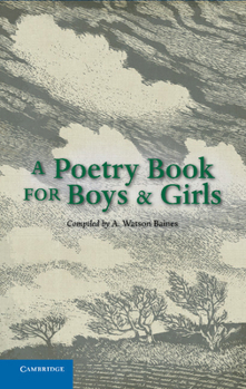 Paperback A Poetry Book for Boys and Girls Book