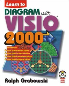 Paperback Learn to Diagram With Visio 2000 Book