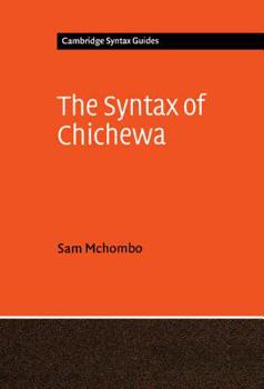 Hardcover The Syntax of Chichewa Book