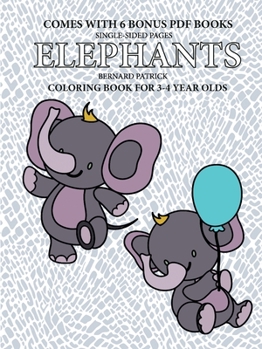 Paperback Coloring Book for 4-5 Year Olds (Elephants) Book