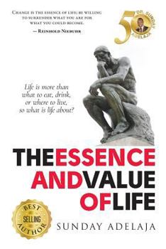Paperback The essence and value of life Book