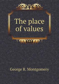 Paperback The place of values Book