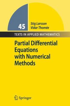 Paperback Partial Differential Equations with Numerical Methods Book