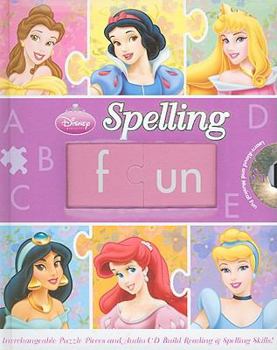 Board book Disney Princess Spelling Fun [With CD (Audio)] Book