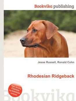 Paperback Rhodesian Ridgeback Book