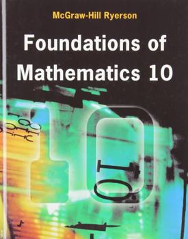 Hardcover Foundations of Mathematics 10 Student Edition Book