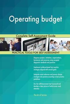 Paperback Operating budget Complete Self-Assessment Guide Book