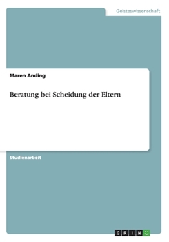 Paperback Beratung bei Scheidung der Eltern [German] Book