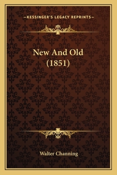 Paperback New And Old (1851) Book